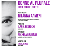 Torna la rassegna “Donne al plurale. Libri, storie, diritti”.