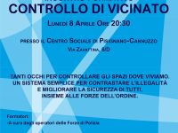 Controllo di Vicinato: serata di formazione con la Polizia Locale