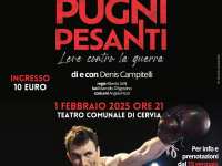 Pugni pesanti. Leve contro la guerra: spettacolo teatrale sabato 1 febbraio