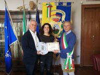 Il Sindaco ha incontrato la cervese Deborah Targhini nuotatrice agonistica