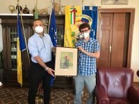 Donato al Comune un quadro del pittore forlivese Maceo Casadei