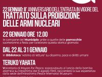 Terzo Anniversario dell’entrata in vigore del Trattato sulla Proibizione delle armi nucleari(TPNW)