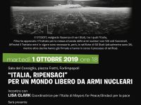 “Italia, ripensaci. Per un mondo libero da armi nucleari”. Incontro martedì 1 ottobre a Forlimpopoli