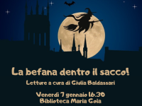 Venerdì 7 gennaio laboratorio per bambini sulla Befana in Biblioteca