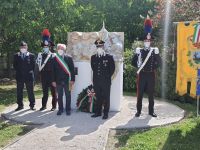 Ricordati tre carabinieri della stazione di Savio.