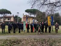 Giorno del Ricordo deposta la corona nel Parco Pubblico intitolato ai “Martiri delle Foibe”