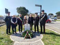 Deposte le corone in ricordo del 80° anniversario dell’Eccidio del Caffè Roma e dei Martiri Fantini