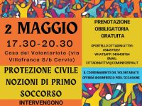 Protezione Civile e Primo Soccorso. 2 maggio alla Casa del volontariato