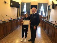 Il Sindaco Massimo Medri ha incontrato  Alessandro Gaeta, selezionato  per “Barça Academy World Cup 2023”