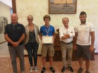 Il Sindaco e l’assessore allo sport Michela Brunelli hanno incontrato Tommaso Fabbri campione italiano di vela under 16