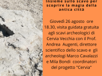 Visita guidata gratuita agli scavi archeologici sul sito di Cervia Vecchia