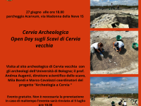 Cervia Archeologica -Open Day sugli scavi il 27 giugno