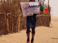 L’atleta cervese Andrea Pelo di Giorgio per la salvezza dei rinoceronti