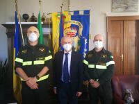 Il Sindaco Massimo Medri ha incontrato  il Comandante provinciale dei Vigili del Fuoco di Ravenna Ing. Luca Manselli