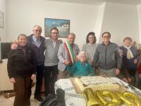 Il Vicesindaco Gianni Grandu ha festeggiato Augusta Piscaglia che ha compiuto 100 anni