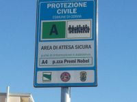 Protezione Civile segnaletica Aree di Attesa Sicura per la popolazione